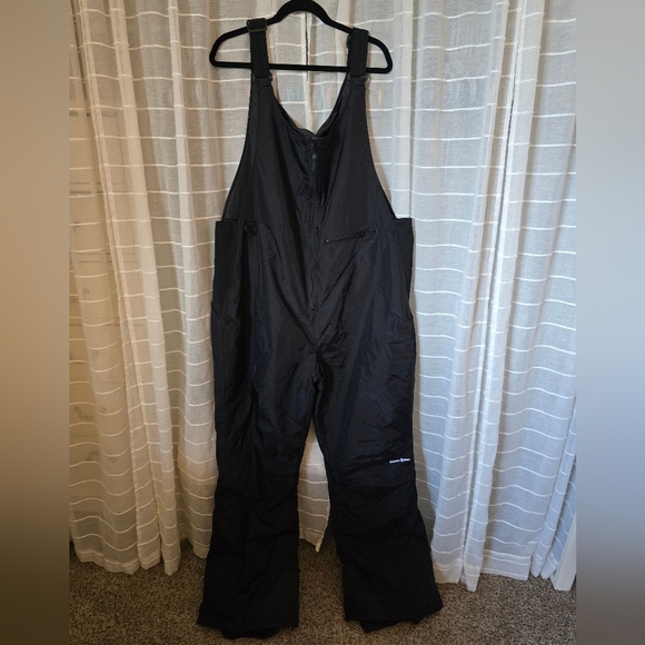 Outdoor Gear Dicks Mens Black Snow Winter Bib Pant Suit Sz 4xl - Picture 1 of 6